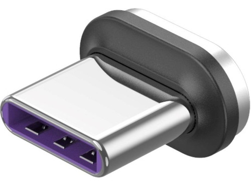 Ficha Magnetica Iman Usb C Macho 5a Cable Cargador Vention