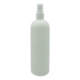 Botella Polietileno Blanca 500ml Con Atomizador Boton (25pz)