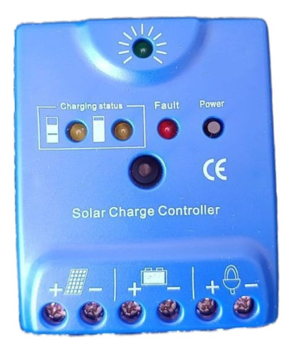 Regulador De Carga Para Paneles Solares 10a 12/24v  Línea C