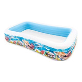 Piscina Inflable Familiar Intex De 305x183x56 Grande Animada