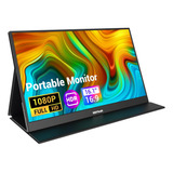 Hotyeah Monitor Portátil, 16.1 Pulgadas 1080p Fhd Monitor Pa