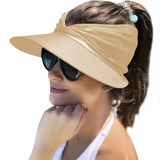 Sombrero Sol Mujer Uv Protección Gorra Deportiva De Playa