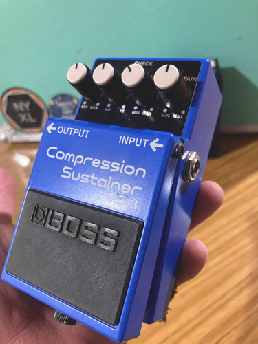 Pedal De Efecto Boss Compression Sustainer Cs-3  