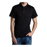 Playera Tipo Polo Botones Moda Casual Corta Manga De Hombre