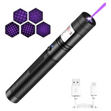 Ponteiro Laser Roxo Poderoso 5000mw Usb Recarregável