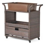 Carrito Bar Ravenna Multibrown - Christopher Knight Home