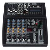 Consola Moon Mc602 4 Ch Usb Sd Fx Mixer Estudio Vivo 18c