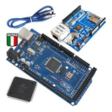 Kit Italy P/ Arduino Mega 2560 R3 + Ether Shield W5100 + Usb