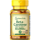 Puritans Pride Beta-caroteno 10.000 Cápsulas Blandas Ui, 1.