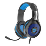 Auriculares Hp Dhe-8010 Gamer Con Luces Y Microfono Negro