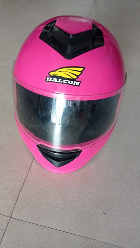 Casco Halcón H5 Moto Talle M Mujer Rosa