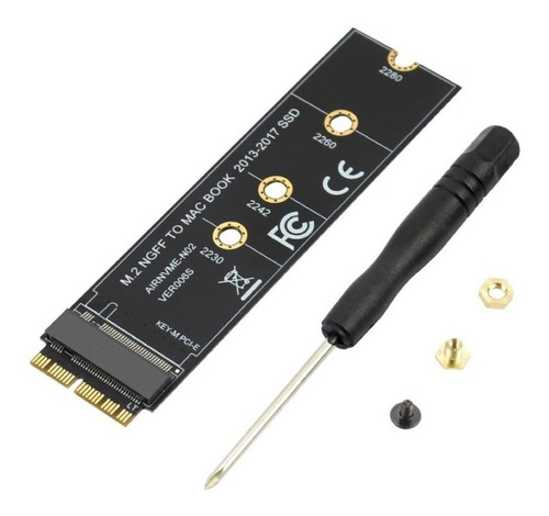 Adaptador M.2 Ngff Pci-e Ahci Para Macbook Air 2013 - 2017