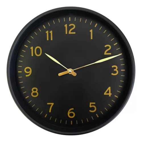 Reloj De Pared Moderno Silencioso Grande Redondo 30cm Quartz
