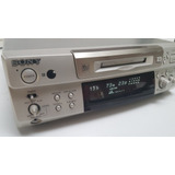 Reproductor Minidisc Sony Mds S38 + Manual + Control + 2 Md 