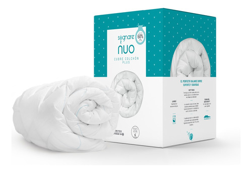 Sognare® Nuo Cubre Colchón Plus Queen Size, 60% Más Relleno