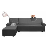 Forro Cobertor Sofa Mueble  Sala En L Esquinero 5 Puestos