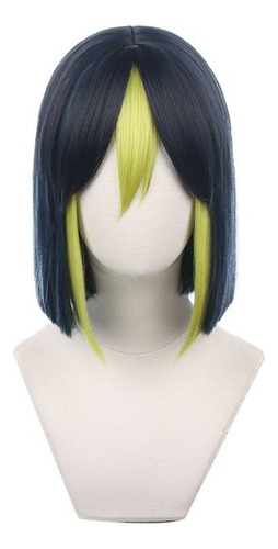 Genshin Impact Tighnari Cosplay Peluca Corto Pelo 30cm