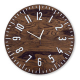 Reloj Pared 40cm Berlin De Madera Natural -somos Fabricantes