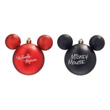 Kit 4pçs Bola Disney Assinatura Mickey E Minnie 8cm 1699724