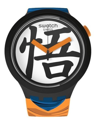 Reloj Swatch Dragon Ball Z Sb01z101 Goku /relojeria Violeta