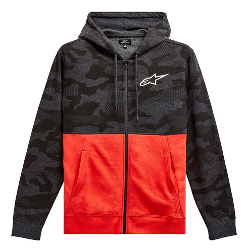 Campera Alpinestars - Camo Block Hoodie Charcoal