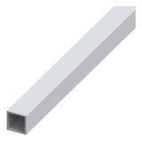 Perfil De Aluminio Tubo Cuad 15x15mm-blanco X 2 Mts