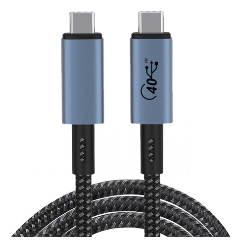 Cabo Thunderbolt 4 40gbps 100w 5k Usb 4.0 C Para C