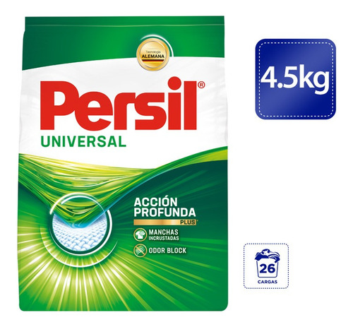 Detergente En Polvo Persil Universal Acción Profunda Plus 4.5kg