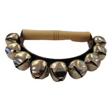 Pulsera De Cascabel 9 Cascabeles Piel Y Madera Nueva Envio 