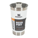 Copo Térmico Para Cerveja Stanley Pint Inox C/ Abridor 473ml Cor Branco Liso