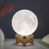 Brightworld Lámpara Lunar, Luz Lunar, Impresión 3d, Luz Noct