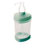 Soporte Para Jabón Líquido De Plástico Verde De 250 Ml