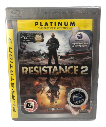Jogo Resistance 2 Platinum Original Ps3 Lacrado