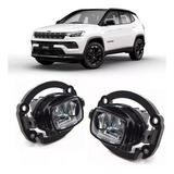 Par Faros Auxiliar Led C Modulo Jeep Compass 2022 2023 2024