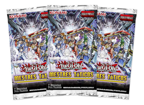 3 Booster Yu-gi-oh! Mestres Táticos Tactical Masters Pt Br