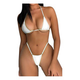 Bikini  Colales Mujer Blanco / Traje De Baño / Hilo