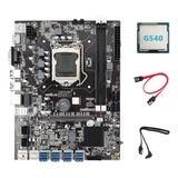 Placa Base B75 Eth Mining, Cpu G540 Y 2 Cables Sata Lga1155