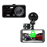 4 '' Carro Dvr. Lente Dupla Da Câmera. Hd 1080p Câmera Do