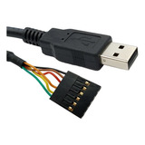 Cable Convertidor Usb A Ttl Serie 3.3v Uart Con Chip Ftdi Te