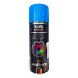 Pintura Acrílica En Aerosol Azul Senfineco 400 Ml.