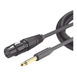 Ugreen Cable Microfono Canon Hembra - 6.35mm Macho 5mts