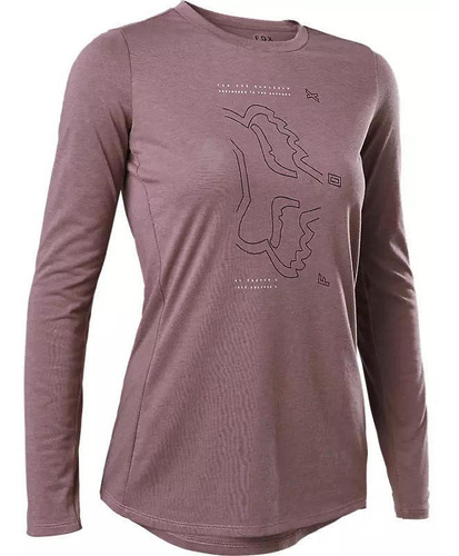 Polera Bicicleta Mujer Ranger Drirelease® Morado Fox