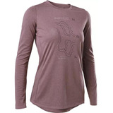 Polera Bicicleta Mujer Ranger Drirelease® Morado Fox