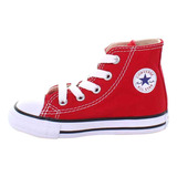 Tenis Converse Chuck Taylor Unisex Infantil Rojo 7j232 (10.0