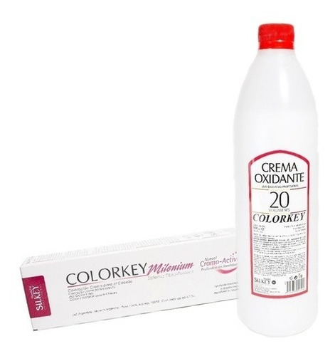 8 Tintura Silkey Milenium Colorkey + 1 Crema 20,30 O Revelad