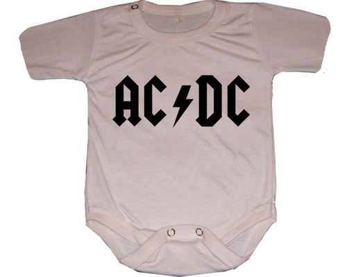 Body Para Bebé Rock Acdc 