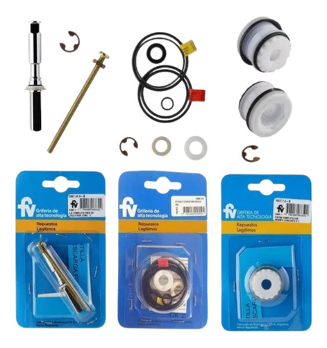 Kit Repuesto Fv Orings Retenes Piston Eje Valvula 368.01