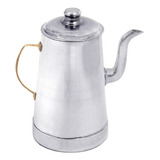 Cafetera De Aluminio Con Mango De Bronce - 5 Litros