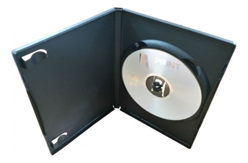 Box Dvd Amaray Preto Tradicional Kit Com 20 Unidades