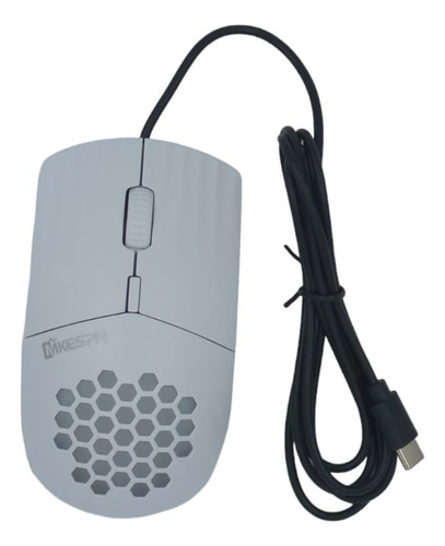 Mouse Gamer Alambrico Con Conector Usb-c Luz Rgb Ergonomico 
